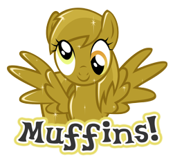 Size: 1500x1395 | Tagged: safe, derpy hooves, pegasus, pony, one bad apple, female, luster dust, mare, muffin, simple background, transparent background, vector