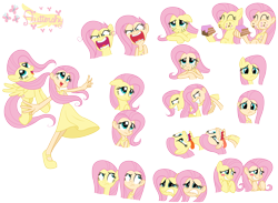 Size: 4500x3300 | Tagged: safe, artist:trinityinyang, fluttershy, human, pony, facial expressions, female, flutterrage, human ponidox, humanized, solo, you're going to love me