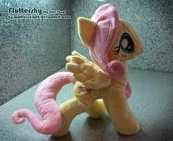 Size: 995x812 | Tagged: safe, artist:wolflessnight, fluttershy, irl, photo, plushie, solo