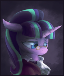 Size: 1024x1215 | Tagged: safe, artist:lacedharlot, snowfall frost, starlight glimmer, pony, unicorn, a hearth's warming tail, female, mare, solo