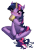 Size: 486x704 | Tagged: safe, artist:buttercupsaiyan, derpibooru import, twilight sparkle, cup, flexible, simple background, sitting, spread legs, transparent background