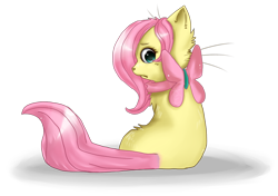 Size: 5000x3527 | Tagged: safe, artist:rizusaur, fluttershy, cat, catified, species swap