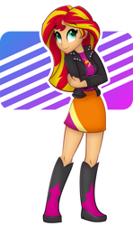 Size: 559x945 | Tagged: safe, artist:ctb-36, sunset shimmer, equestria girls, rainbow rocks, solo