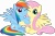 Size: 6000x3968 | Tagged: safe, artist:vulthuryol00, derpibooru import, fluttershy, rainbow dash, pegasus, pony, fame and misfortune, .svg available, cute, dashabetes, flawless, friendshipping, high res, hug, one eye closed, shyabetes, simple background, transparent background, vector