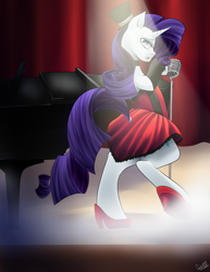 Size: 2550x3300 | Tagged: safe, artist:quila111, rarity, pony, unicorn, bipedal, female, horn, mare, solo