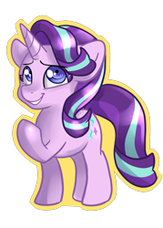 Size: 1444x2022 | Tagged: safe, artist:annakitsun3, starlight glimmer, pony, unicorn, female, horn, mare, simple background, solo, transparent background, two toned mane