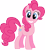 Size: 5000x5503 | Tagged: safe, artist:kysss90, pinkie pie, earth pony, pony, absurd resolution, grin, happy, simple background, smiling, solo, transparent background, vector