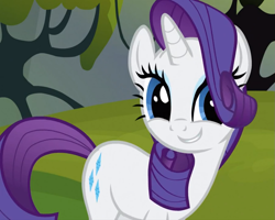 Size: 1015x810 | Tagged: safe, screencap, rarity, pony, unicorn, spike at your service, female, happy, mare, smiling, solo