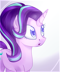 Size: 1409x1699 | Tagged: safe, artist:mp-printer, starlight glimmer, pony, unicorn, female, mare, signature, solo