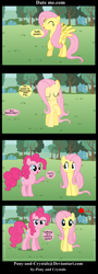 Size: 900x2498 | Tagged: safe, artist:cristal-of-light, fluttershy, pinkie pie, earth pony, pegasus, pony, comic, date