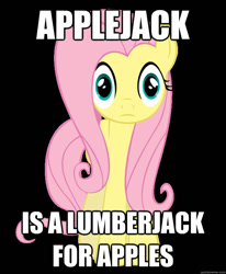 Size: 625x758 | Tagged: safe, fluttershy, pegasus, pony, female, image macro, mare, mind blown, realization