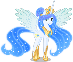 Size: 7000x5923 | Tagged: safe, artist:limedazzle, queen chrysalis, alicorn, changeling, changeling queen, pony, absurd resolution, alternate universe, crown, jewelry, princess chrysalis, regalia, simple background, solo, species swap, spread wings, transparent background, vector, wings