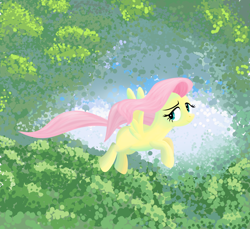 Size: 1280x1175 | Tagged: safe, artist:tgolyi, fluttershy, pegasus, pony, female, mare, pink mane, yellow coat