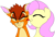 Size: 437x301 | Tagged: safe, artist:terry, fluttershy, pegasus, pony, bambi, crossover, disney