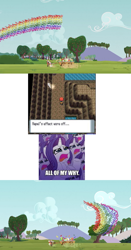 Size: 500x957 | Tagged: safe, edit, edited screencap, screencap, rarity, fruit bat, pony, unicorn, apple family reunion, crossover, meme, pokémon, why