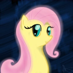 Size: 5000x5000 | Tagged: safe, artist:cosmicguillotine, fluttershy, pegasus, pony, absurd resolution, glow, happy, smiling, yay