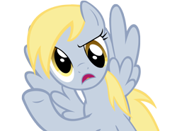 Size: 3666x2714 | Tagged: dead source, safe, artist:thatsgrotesque, derpy hooves, pegasus, pony, female, mare, simple background, solo, transparent background, vector