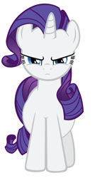 Size: 473x882 | Tagged: safe, rarity, pony, unicorn, angry, female, horn, mare, pregnant, pregnant edit, solo