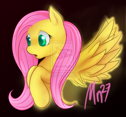 Size: 1024x949 | Tagged: safe, artist:mn27, fluttershy, pegasus, pony, female, mare, solo, watermark