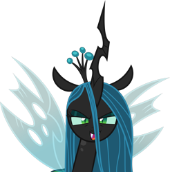 Size: 4917x5000 | Tagged: safe, artist:dashiesparkle, queen chrysalis, changeling, changeling queen, .svg available, absurd resolution, bust, portrait, simple background, solo, transparent background, vector
