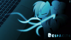 Size: 1920x1080 | Tagged: safe, artist:baka-neku, artist:pwnagespartan, derpibooru import, edit, rainbow dash, pegasus, pony, blue, computer, cutie mark, eyes closed, laptop computer, macbook, solo, vector, wallpaper, wallpaper edit