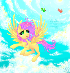 Size: 920x951 | Tagged: safe, artist:shado8xrouge, fluttershy, pegasus, pony, female, mare, ms paint, pink mane, yellow coat