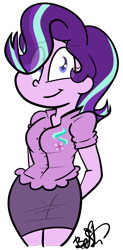 Size: 1024x2082 | Tagged: safe, artist:befishproductions, starlight glimmer, equestria girls, cute, equestria girls-ified, glimmerbetes, humanized, signature, simple background, solo, transparent background