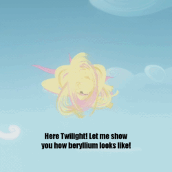 Size: 720x720 | Tagged: safe, edit, edited screencap, screencap, fluttershy, pegasus, pony, hurricane fluttershy, animated, beryllium, get down, solo, spinning, text