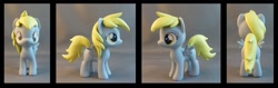 Size: 1101x350 | Tagged: safe, artist:krowzivitch, derpy hooves, pony, custom, filly, irl, photo, sculpture, solo, toy