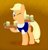 Size: 856x888 | Tagged: safe, artist:phallen1, applejack, earth pony, pony, beer, clothes, dirndl, dress, oktoberfest, pretzel