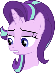 Size: 5117x6693 | Tagged: safe, artist:chrzanek97, starlight glimmer, pony, unicorn, the crystalling, absurd resolution, sad, simple background, solo, transparent background, vector