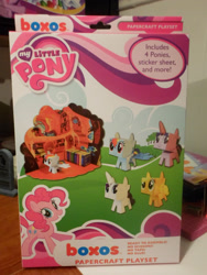 Size: 2736x3648 | Tagged: safe, derpibooru import, applejack, pinkie pie, rainbow dash, rarity, twilight sparkle, earth pony, pegasus, pony, unicorn, boxos, merchandise, papercraft