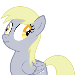 Size: 800x800 | Tagged: safe, artist:necromanteion, derpy hooves, pegasus, pony, female, liarpony, mare, scrunchy face, simple background, solo, transparent background, vector