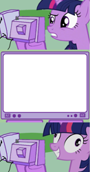 Size: 563x1078 | Tagged: safe, derpibooru import, twilight sparkle, pony, exploitable meme, meme, template, tv meme, twilight snapple