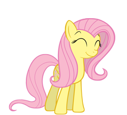 Size: 2200x2000 | Tagged: safe, fluttershy, pegasus, pony, cute, simple background, transparent background, vector