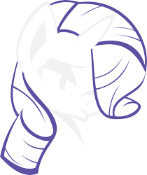 Size: 3273x3903 | Tagged: safe, rarity, pony, unicorn, simple background, solo, white background