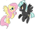 Size: 900x736 | Tagged: safe, artist:lovelye, fluttershy, thunderlane, pegasus, pony, female, male, shipping, straight, thundershy