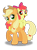 Size: 900x1209 | Tagged: safe, artist:aleximusprime, apple bloom, applejack, earth pony, pony, simple background, sisters, transparent background