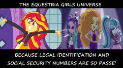 Size: 1285x716 | Tagged: safe, edit, edited screencap, screencap, adagio dazzle, aria blaze, sonata dusk, sunset shimmer, equestria girls, rainbow rocks, the dazzlings