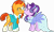 Size: 5063x3076 | Tagged: safe, artist:osipush, starlight glimmer, sunburst, pony, unicorn, absurd resolution, clothes, commission, dress, eyes closed, female, flash puppet, formal wear, glasses, kissing, male, mare, marriage, necktie, shipping, stallion, starburst, straight, suit, wedding, wedding dress