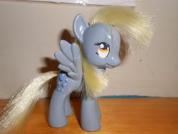 Size: 4608x3456 | Tagged: safe, artist:goeatcheesecake, derpy hooves, pegasus, pony, brushable, custom, female, irl, mare, photo, solo, toy