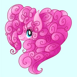 Size: 1280x1271 | Tagged: safe, artist:ubersaur, pinkie pie, earth pony, pony, female, mare, pink coat, pink mane, solo