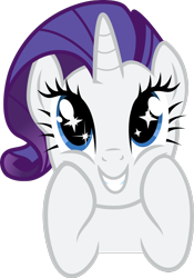 Size: 1280x1829 | Tagged: safe, rarity, pony, unicorn, eye sparkles, simple background, starry eyes, transparent background, vector, wingding eyes