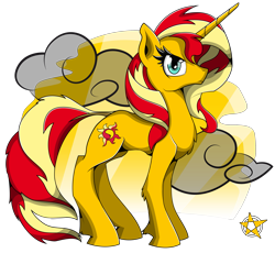 Size: 2685x2468 | Tagged: safe, artist:amberpendant, sunset shimmer, pony, unicorn, solo