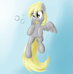 Size: 888x900 | Tagged: safe, artist:sokolas, derpy hooves, pegasus, pony, bubble, female, mare