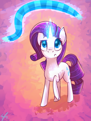 Size: 750x1000 | Tagged: safe, artist:sirpayne, rarity, pony, unicorn, fabric, magic, solo