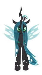 Size: 4500x8000 | Tagged: dead source, safe, artist:zantyarz, queen chrysalis, changeling, changeling queen, absurd resolution, female, looking at you, simple background, solo, spread wings, transparent background, vector, wings