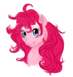 Size: 396x420 | Tagged: safe, artist:donenaya, pinkie pie, earth pony, pony, female, mare, simple background, solo, white background