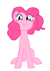 Size: 4000x5750 | Tagged: safe, artist:blackm3sh, pinkie pie, earth pony, pony, simple background, transparent background, vector