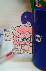 Size: 490x750 | Tagged: safe, artist:danadyu, pinkie pie, earth pony, pony, female, mare, paper child, papercraft, pink coat, pink mane